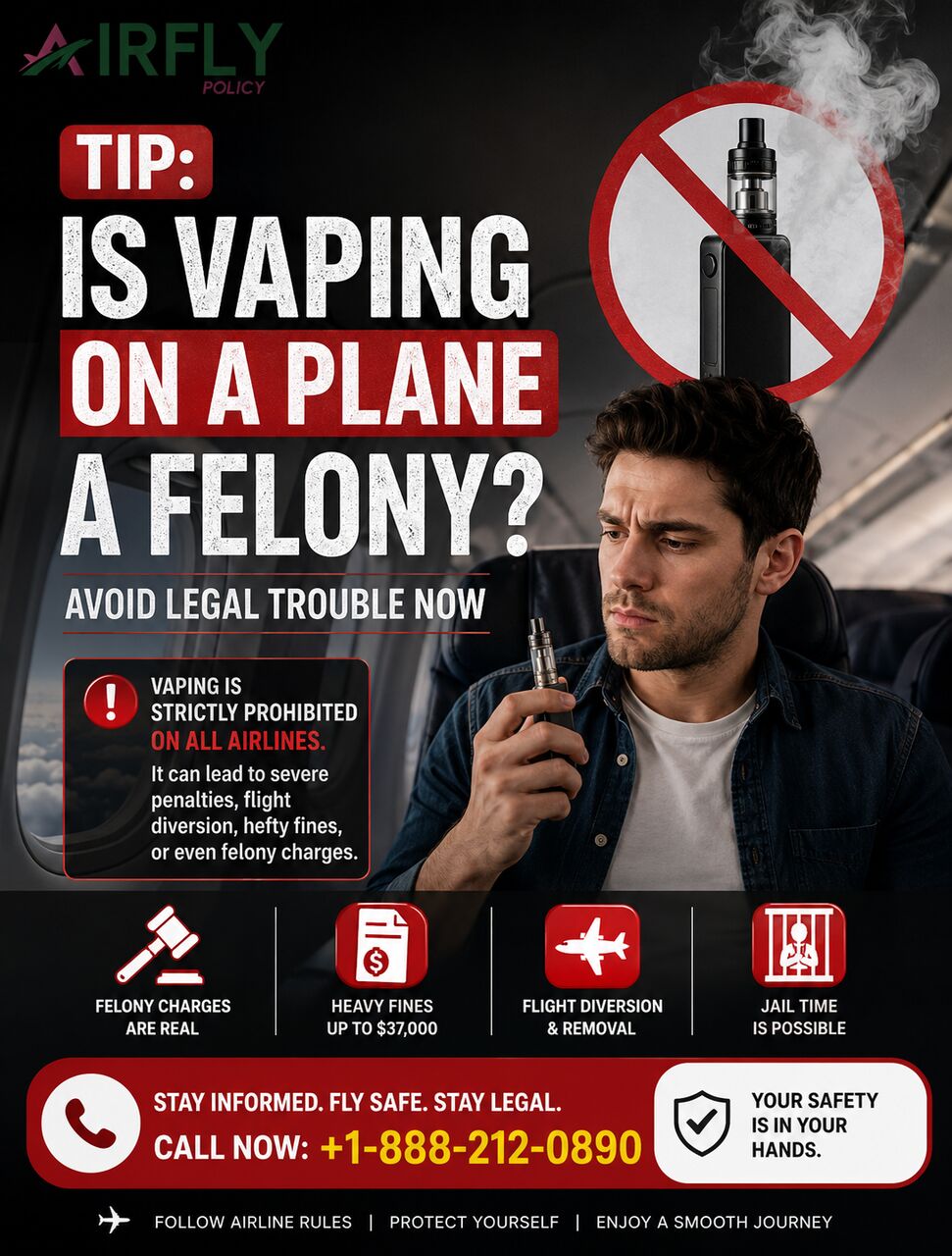 New York, Travel, Tip: Is Vaping On A Plane A Felony? Avoid Legal Trouble Now