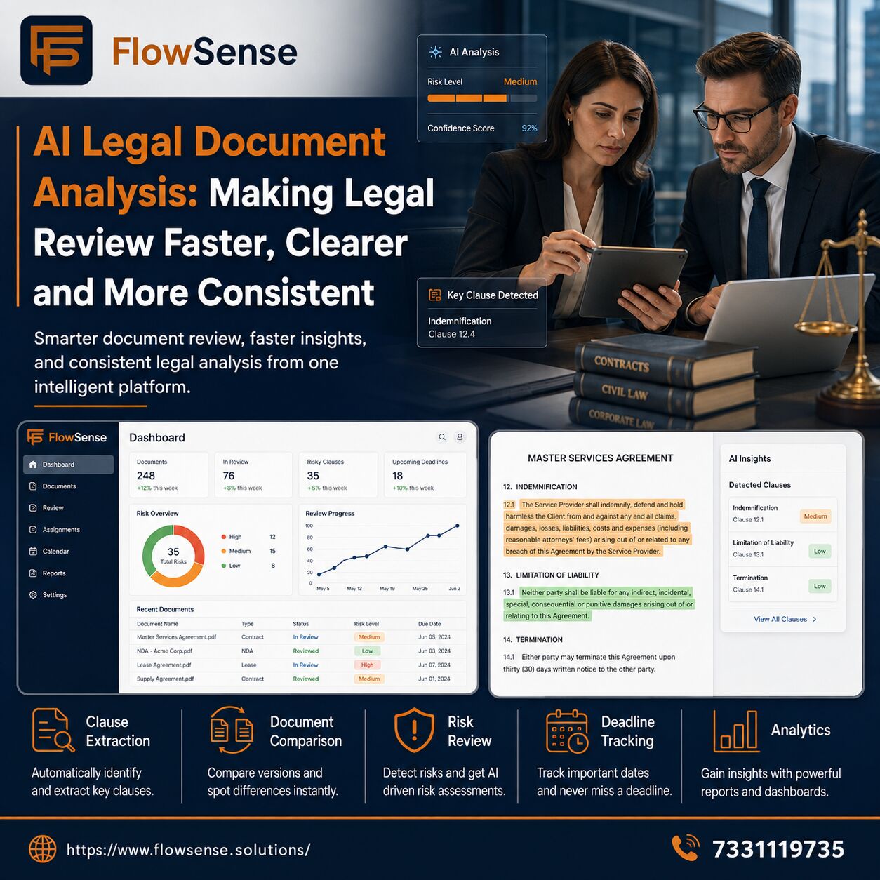 Hyderabad, Legal, AI Legal Document Analysis Software For Legal Teams