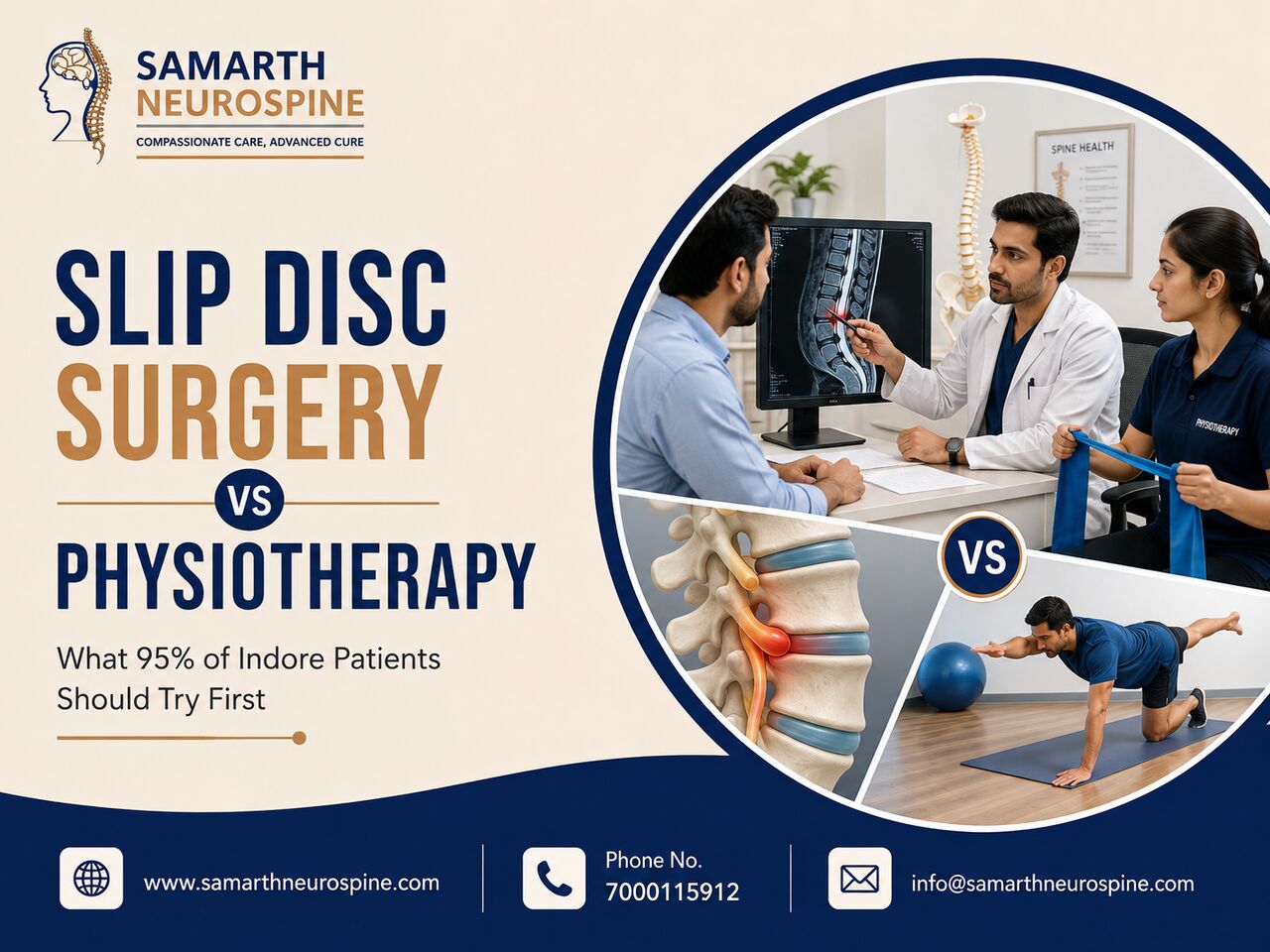 Indore, Health, Slip Disc Surgery Vs Physiotherapy