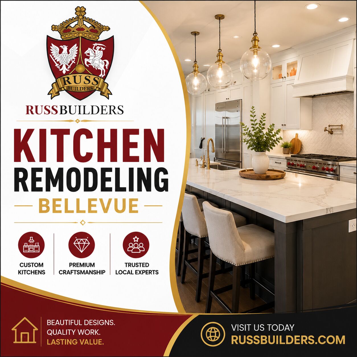 New York, Construction, Kitchen Remodeling Bellevue | Transform Your Home With Russ Builders