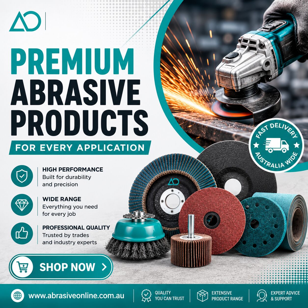 Melbourne, Industrial Machinery, Buy Premium Abrasive Products Online In Australia