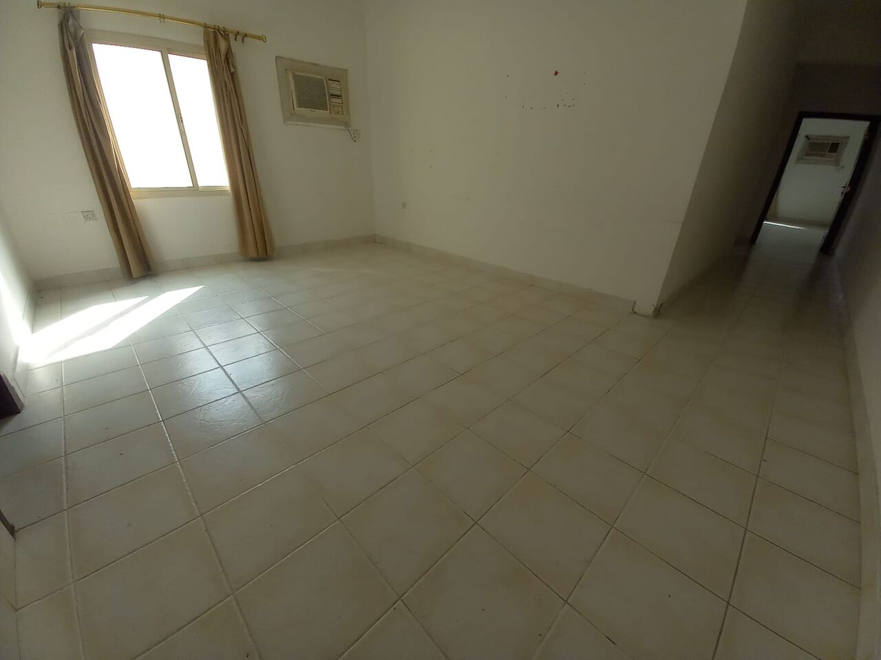 Busaiteen, Apartments, Flats, Houses & Villas, # 2 BEDROOMS,2 BATHROOMS,HALL,KITCHEN,WITH A/C,CURTAIN FLAT FOR RENT -180/BD #