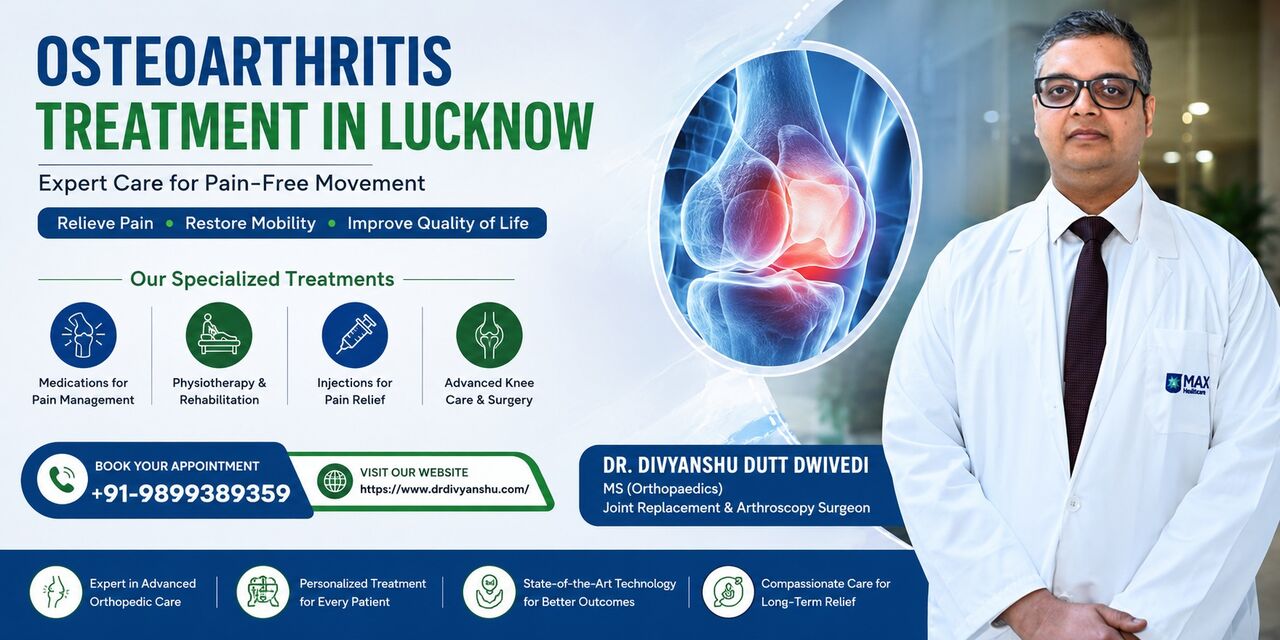 Lucknow, Medical, Osteoarthritis Surgeon In Lucknow | Dr Divyanshu Dutt Dwivedi