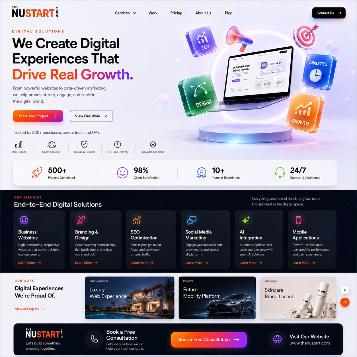 Dubai, Web Design & Development, Website, SEO And Digital Marketing Services