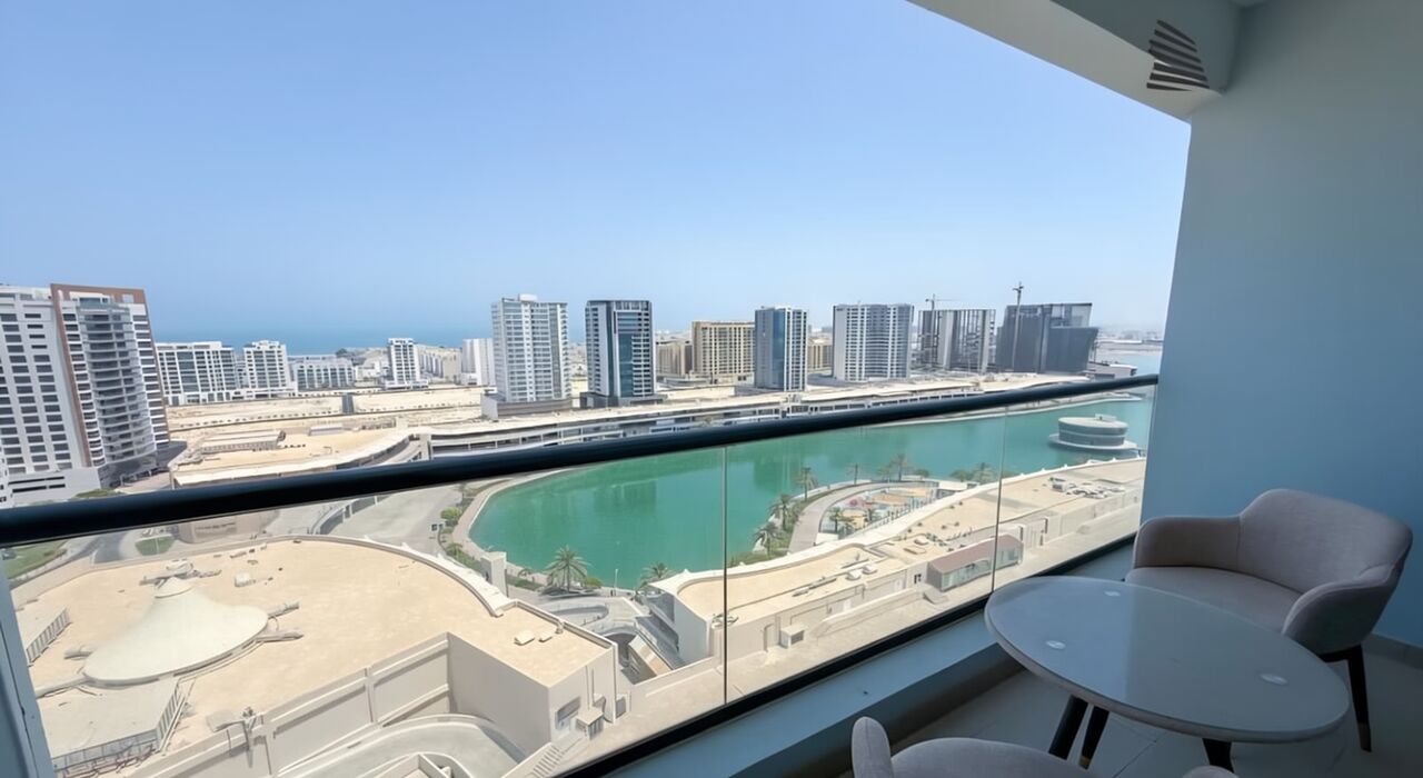 Amwaj Islands, Apartments, Flats, Houses & Villas, BHD 400/month,  Furnished,  3 BR,  140 Sq. Meter,  Hot Deal- Lagoon View 3 BR+Maid Room FF With Balcony