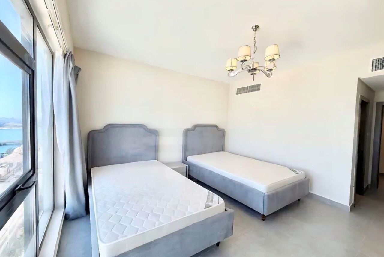 Amwaj Islands, Apartments, Flats, Houses & Villas, BHD 400/month,  Furnished,  3 BR,  140 Sq. Meter,  Hot Deal- Lagoon View 3 BR+Maid Room FF With Balcony