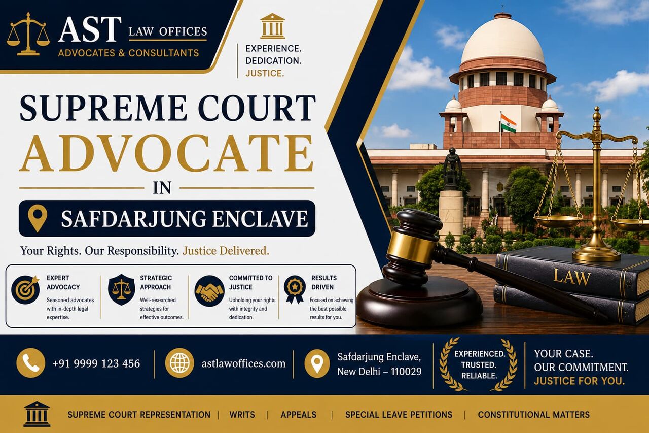 New Delhi, Legal, Supreme Court Advocate In Safdarjung Enclave: Dedicated Legal Solutions For Complex Suprem
