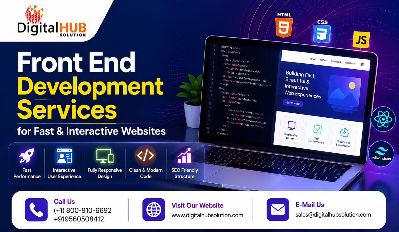New York, Business, Front End Development Services For Fast & Interactive Websites
