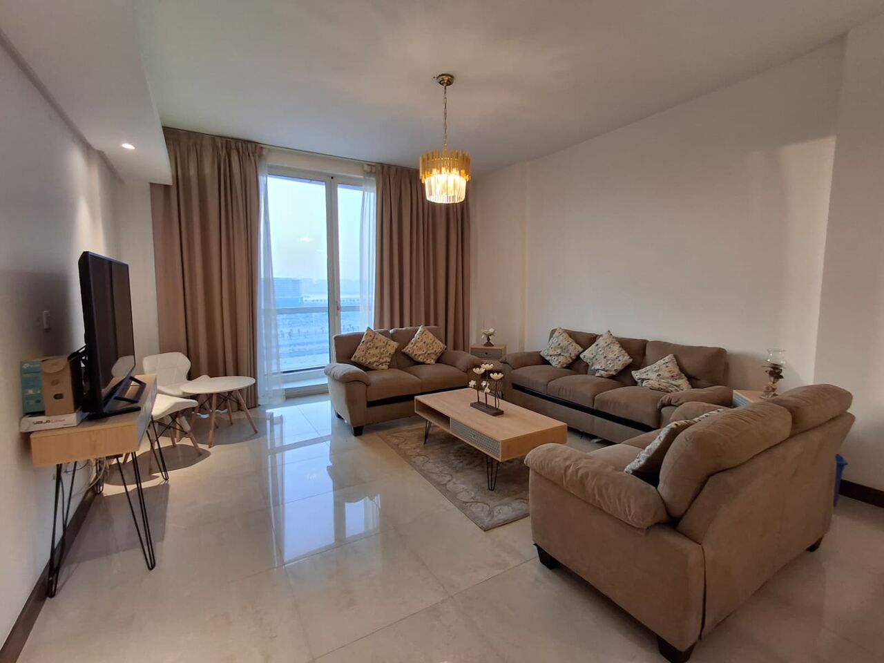Amwaj Islands, Apartments, Flats, Houses & Villas, BHD 300/month,  Furnished,  1 BR,  80 Sq. Meter,  Hot Deal- 1 BR FF Apartment With Balcony Dilmunia Island