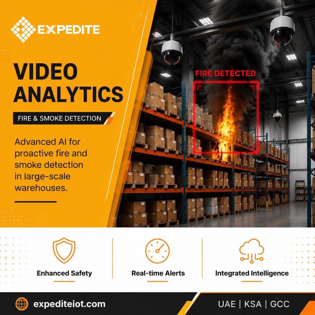 Kuwait City, Technical, Smart Fire And Smoke Detection For Kuwait Industrial Facilities