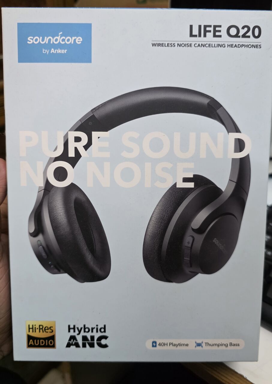 Jubail, Electronics, SAR 120,  🎧Sealed Anker Soundcore Life Q20 Hybrid Active Noise Cancelling Headphones (BOX PIECE)