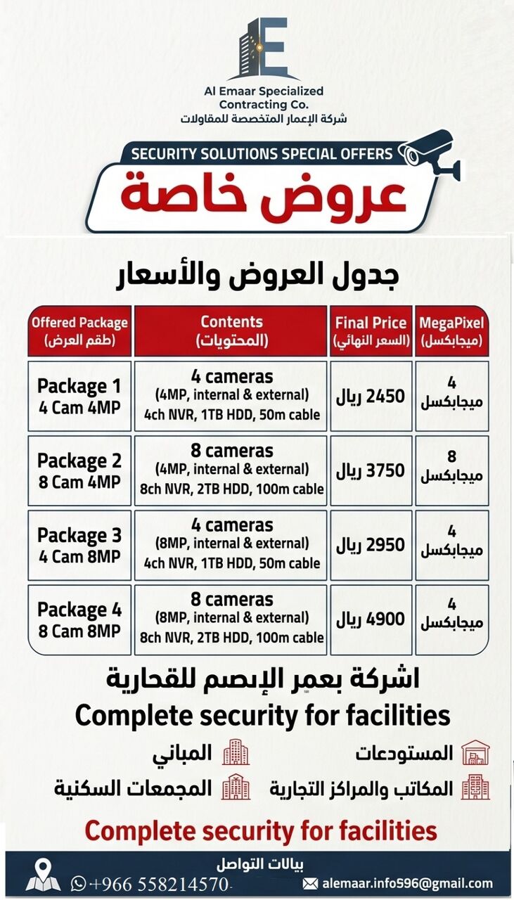 Riyadh, Business, CCTV SPECIAL OFFERS