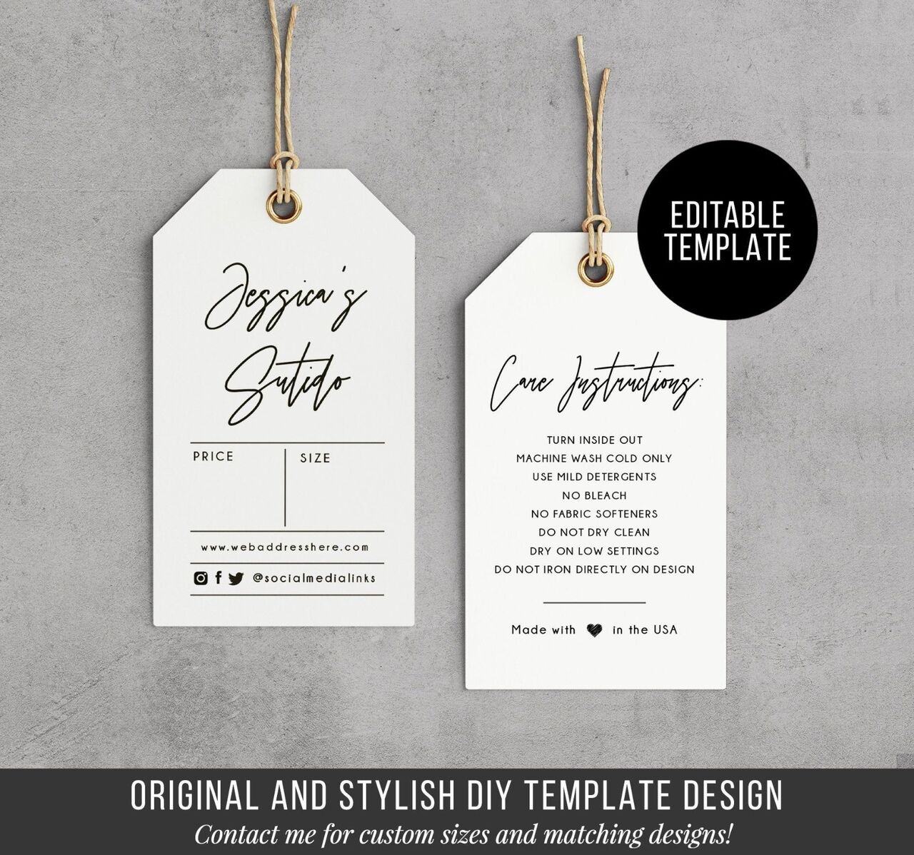 Al Faisaliyah, Printing, Paper Hang Tag