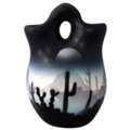 Blue Sonora Desert Wedding Vases For Sale & Art Pottery
