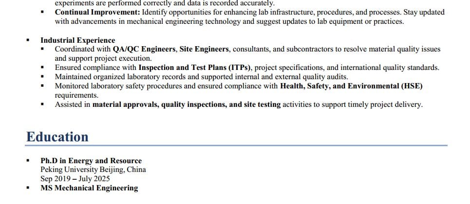Riyadh, Job Seekers, Mechanical Engineer | PhD | Renewable Energy | AI Engineer | Transferable Iqama
