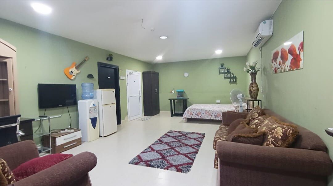 Gudaibiya, Apartments, Flats, Houses & Villas, BHD 175/month,  Furnished,  Studio,  Fully Furnished Studio With Unlimited Ewa In Gudaibiya,Neat & Clean Flat @ 35547951