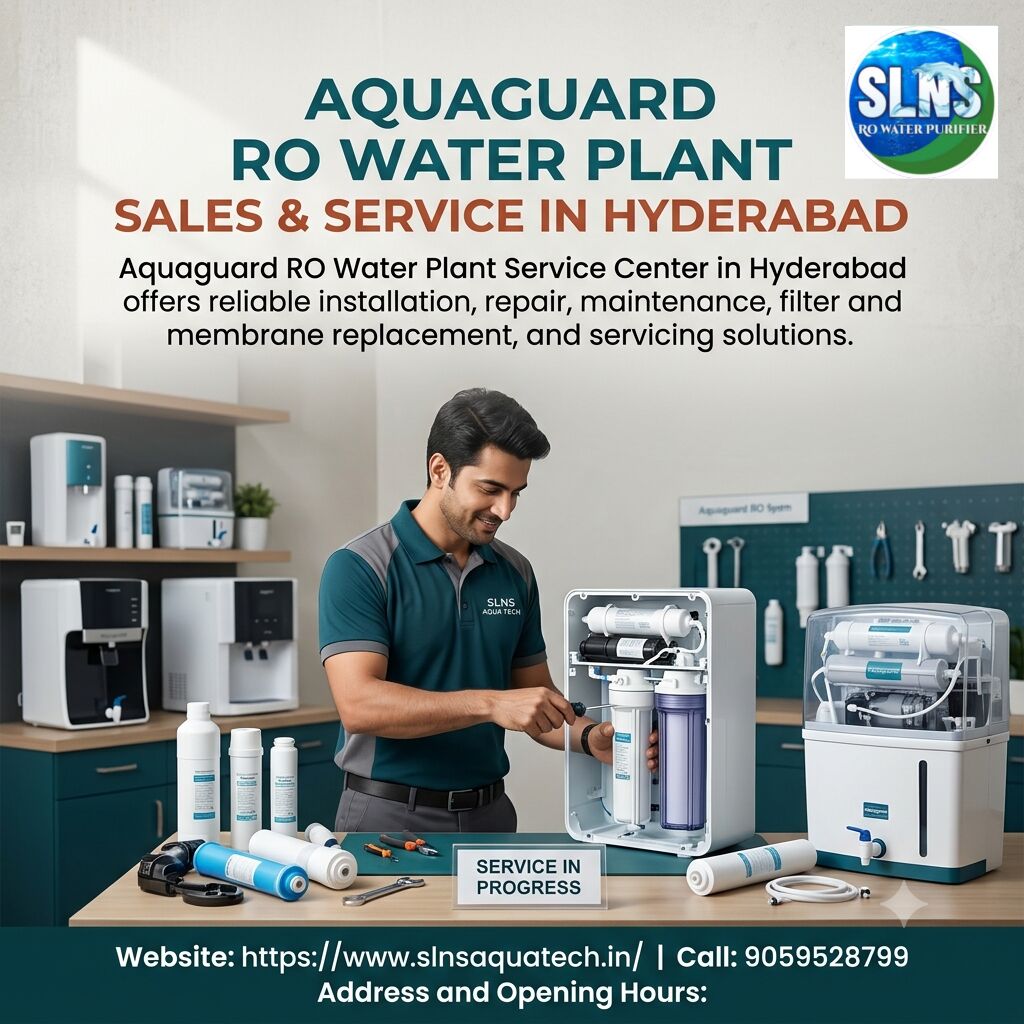 Hyderabad, Appliance Repair, Aquaguard RO Water Plant Sales & Service In Hyderabad