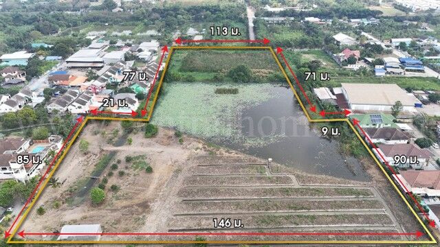 Bangkok, Real Estate For Sale, THB 139000000,  6 BR,  5082 Sq. Feet,  Reduced Price Of Vacant Land, 12 Rai 2 Ngan 82 Sq M, Next To The Main Road, Bang Bon 4,
