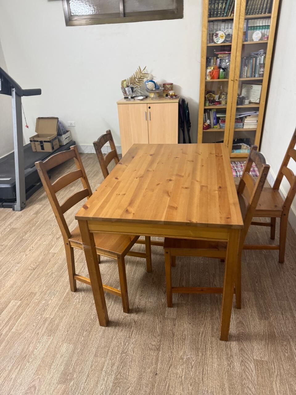 Jeddah, Furniture, SAR 250,  Dining Table With 4 Chairs From IKEA