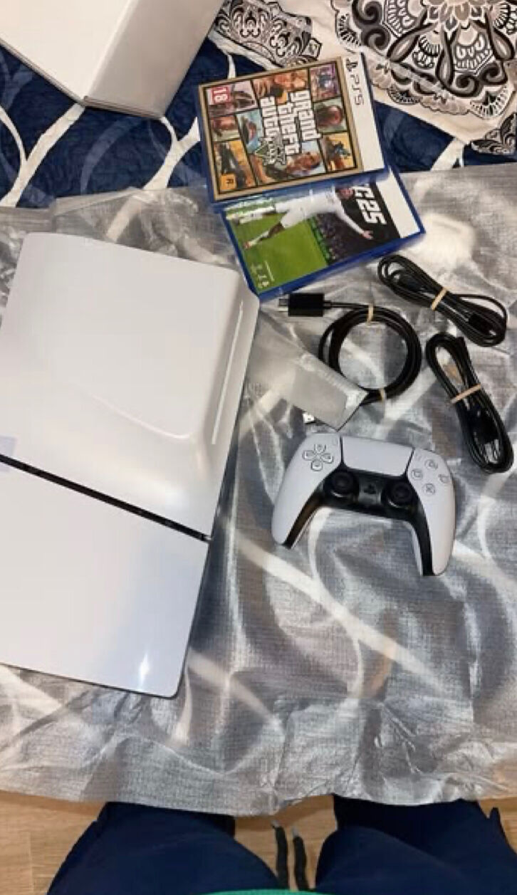 Dubai, Video Games, AED 1650,  PS5 Slim Disc Edition 1TB &ndash; Excellent Condition &ndash; Home Delivery