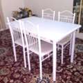 SAR 350,  4 Seater Dining Table (New - Good Condition)