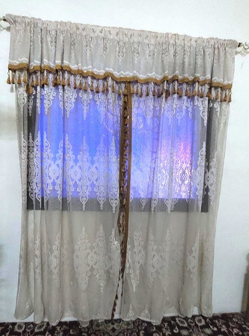 Jeddah, Furniture, SAR 2200,  New - Rarely Used 5 Seater Sofa Set (with Free Curtains, Negotiable)
