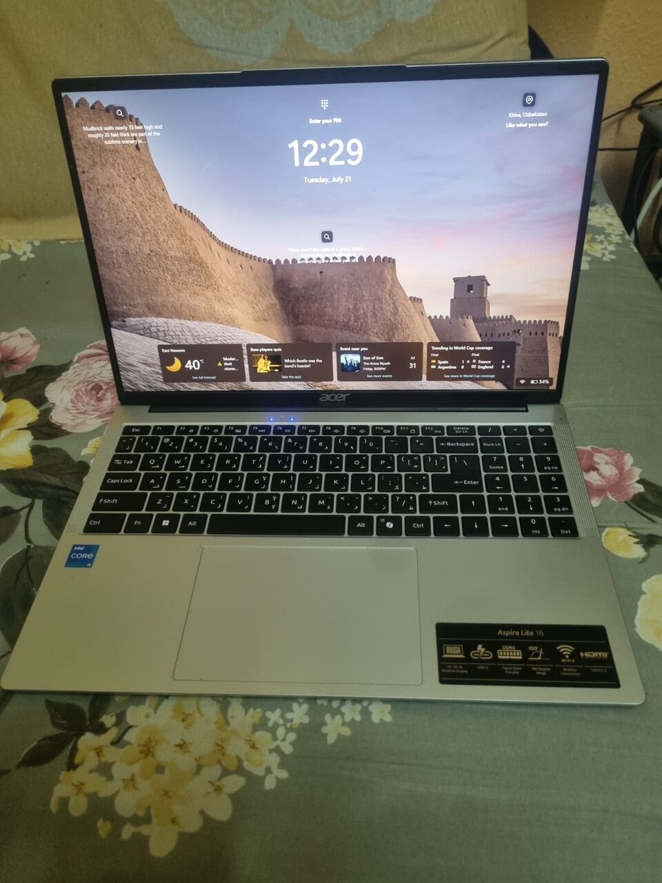Al Naseem, Tablet Computers, SAR 1250,  Laptop Acer Notebook Ci5