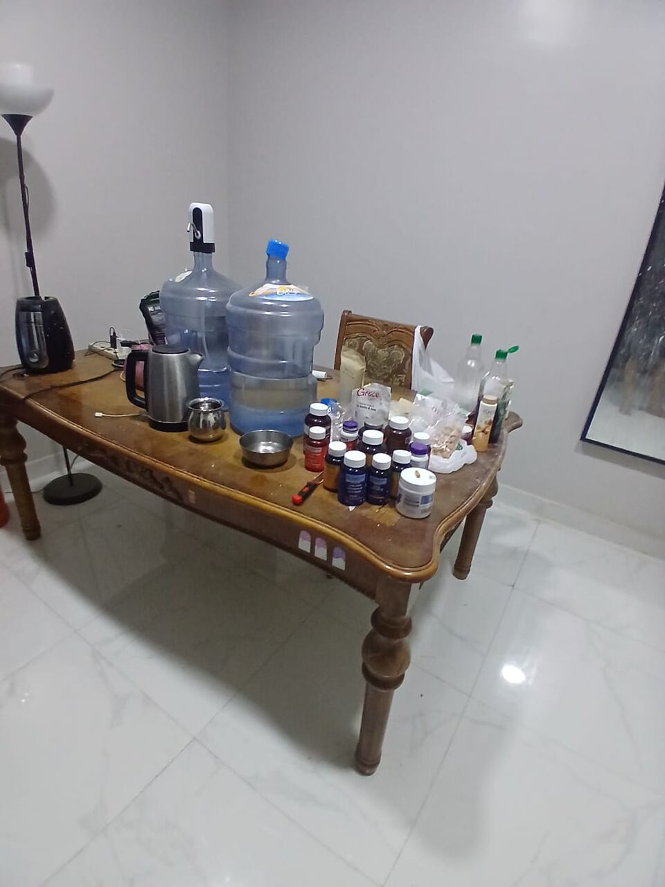 Hofuf, Furniture, SAR 300,  WARDROBE-COT-SIDETABLE-DININGTABLE