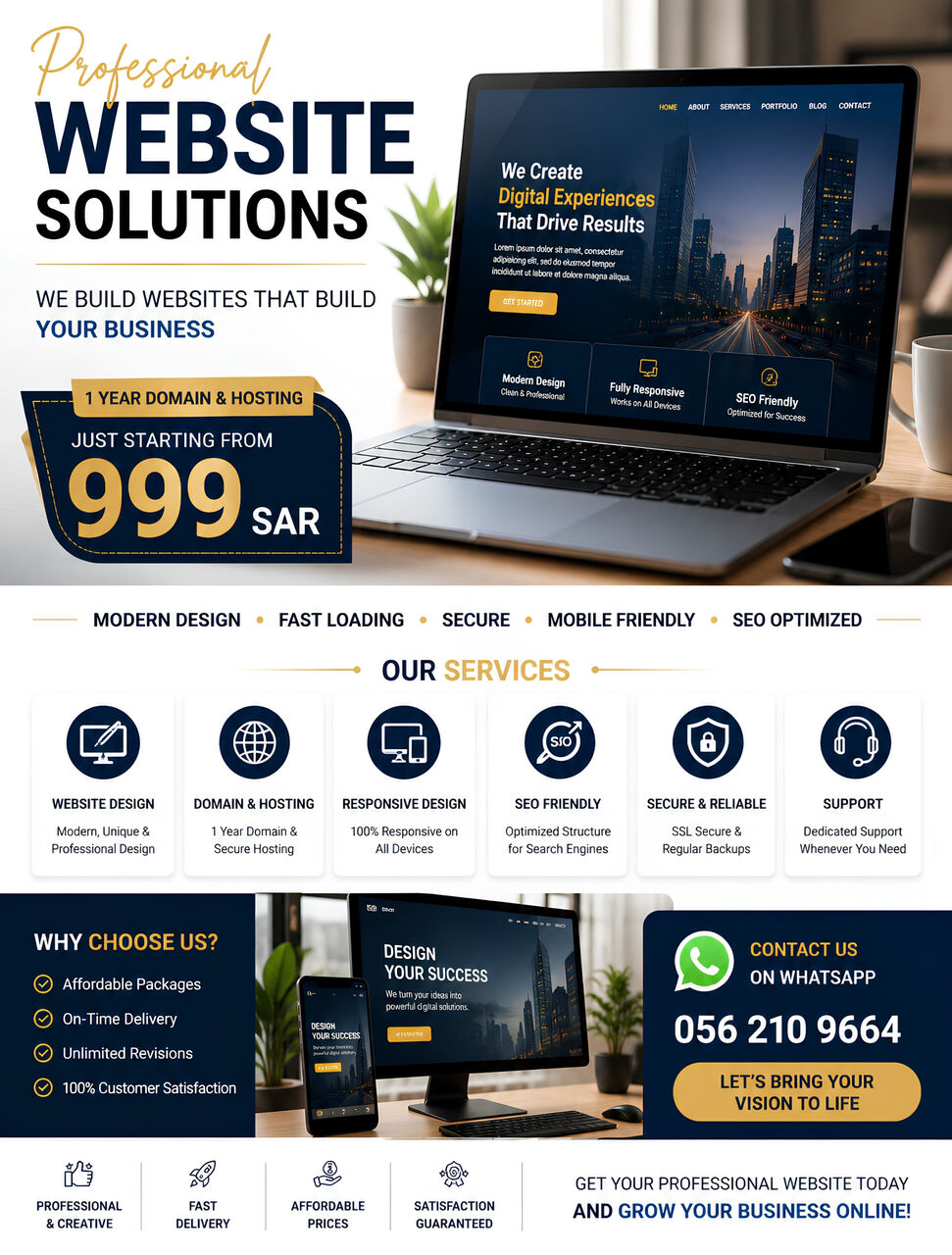 Riyadh, Web Design & Development, Professional Website Design Starting From 999 SAR