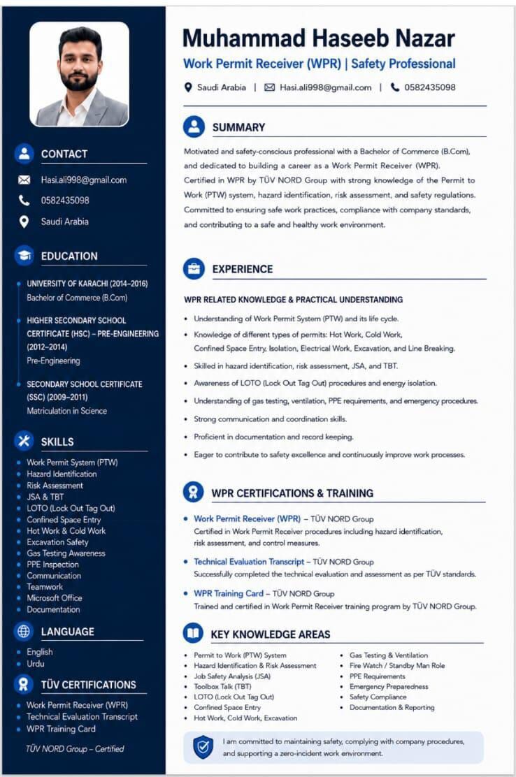 Jubail, Job Seekers, Work Permit Receiver