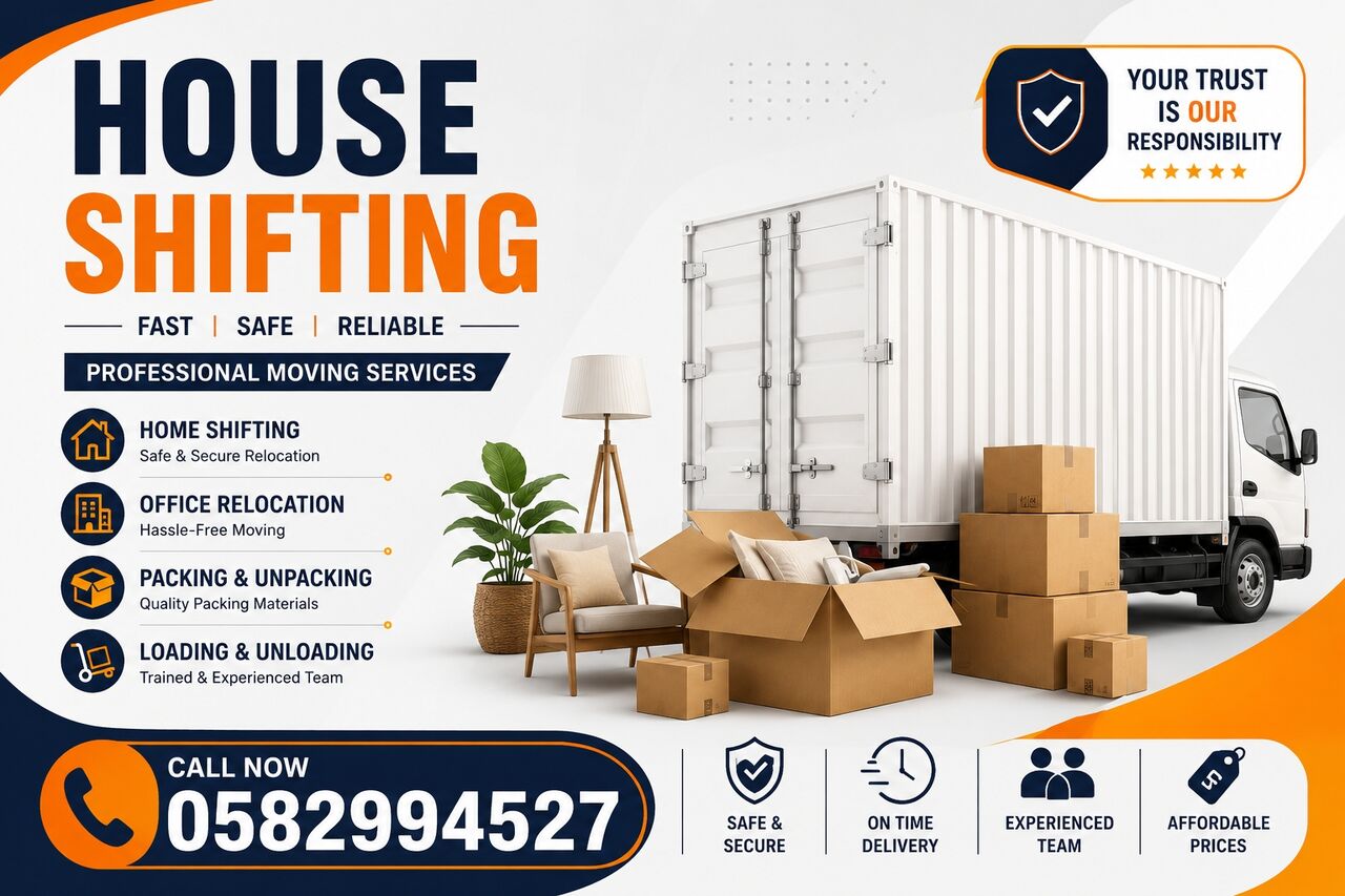 Khobar, Household, TRUSTED HOUSE SHIFTING COMPANY &ndash; COMPLETE HOME & OFFICE MOVING WITH PROFESSIONAL TEAM