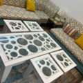 SAR 500,  Yellow And Green Sofa With Tables