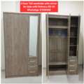 BHD 45,  ✅️3 Door Tall Wardrobe With Mirror For Sale In Good Condition With Delivery