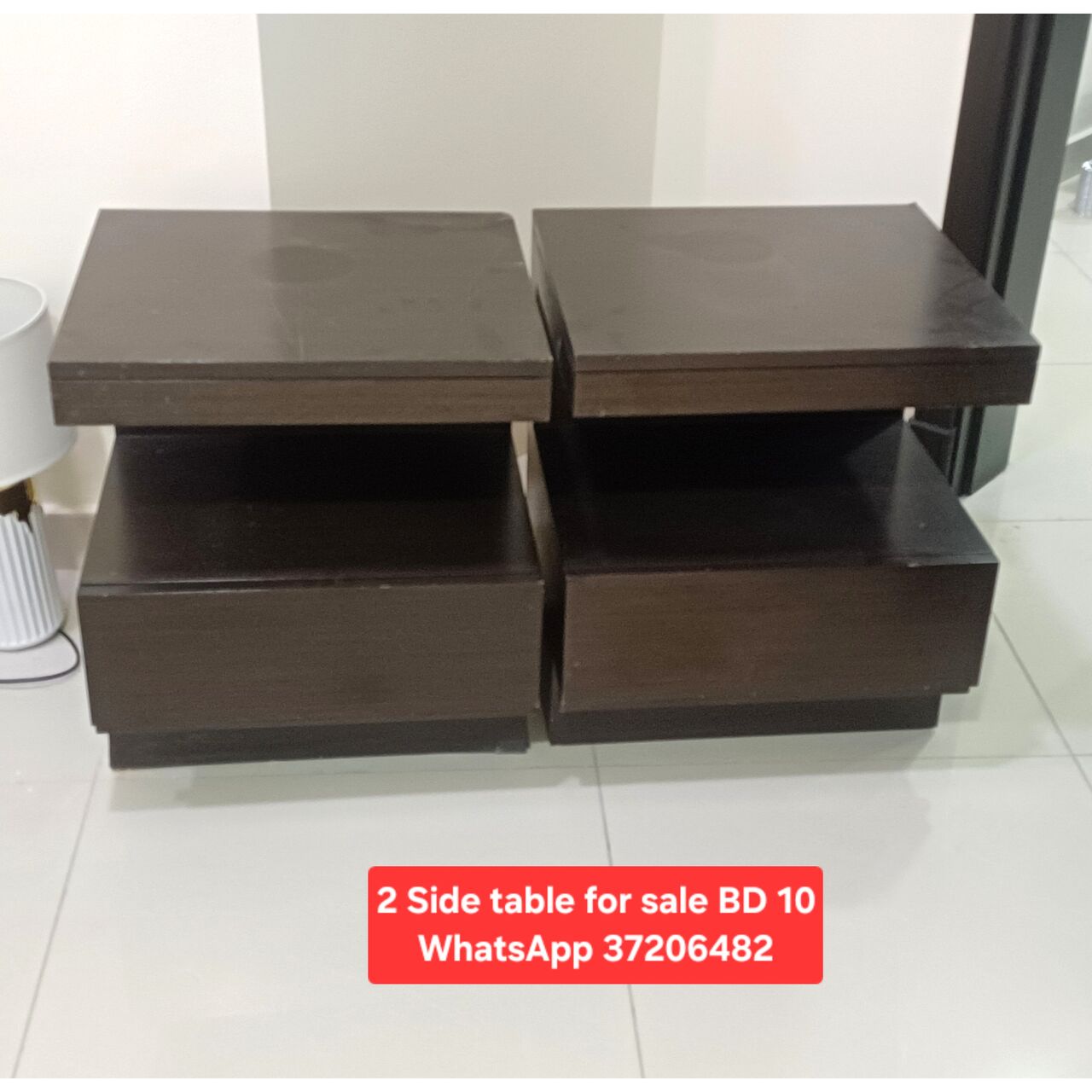 Manama, Furniture, BHD 10,  ✅️ Variety Of Side Tables For Sale In Good Condition With Delivery