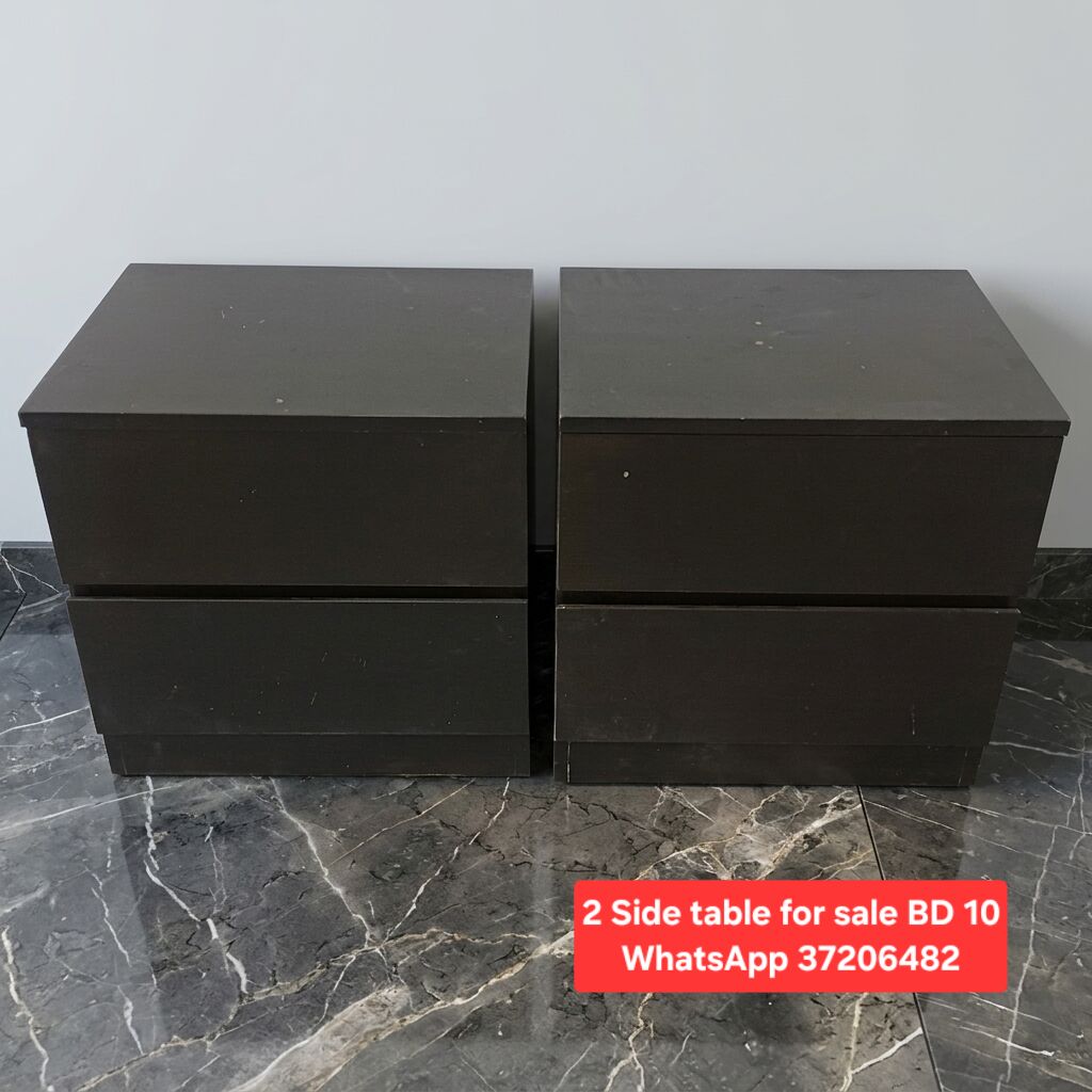 Manama, Furniture, BHD 10,  ✅️ Variety Of Side Tables For Sale In Good Condition With Delivery