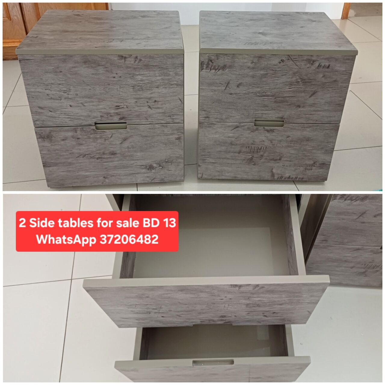 Manama, Furniture, BHD 10,  ✅️ Variety Of Side Tables For Sale In Good Condition With Delivery