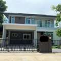 THB 100000,  86 Sq. Feet,  2-story Detached House For Rent, 86 Sq M., 4 Bedrooms, Manthana Bangna Project, Km. 7,