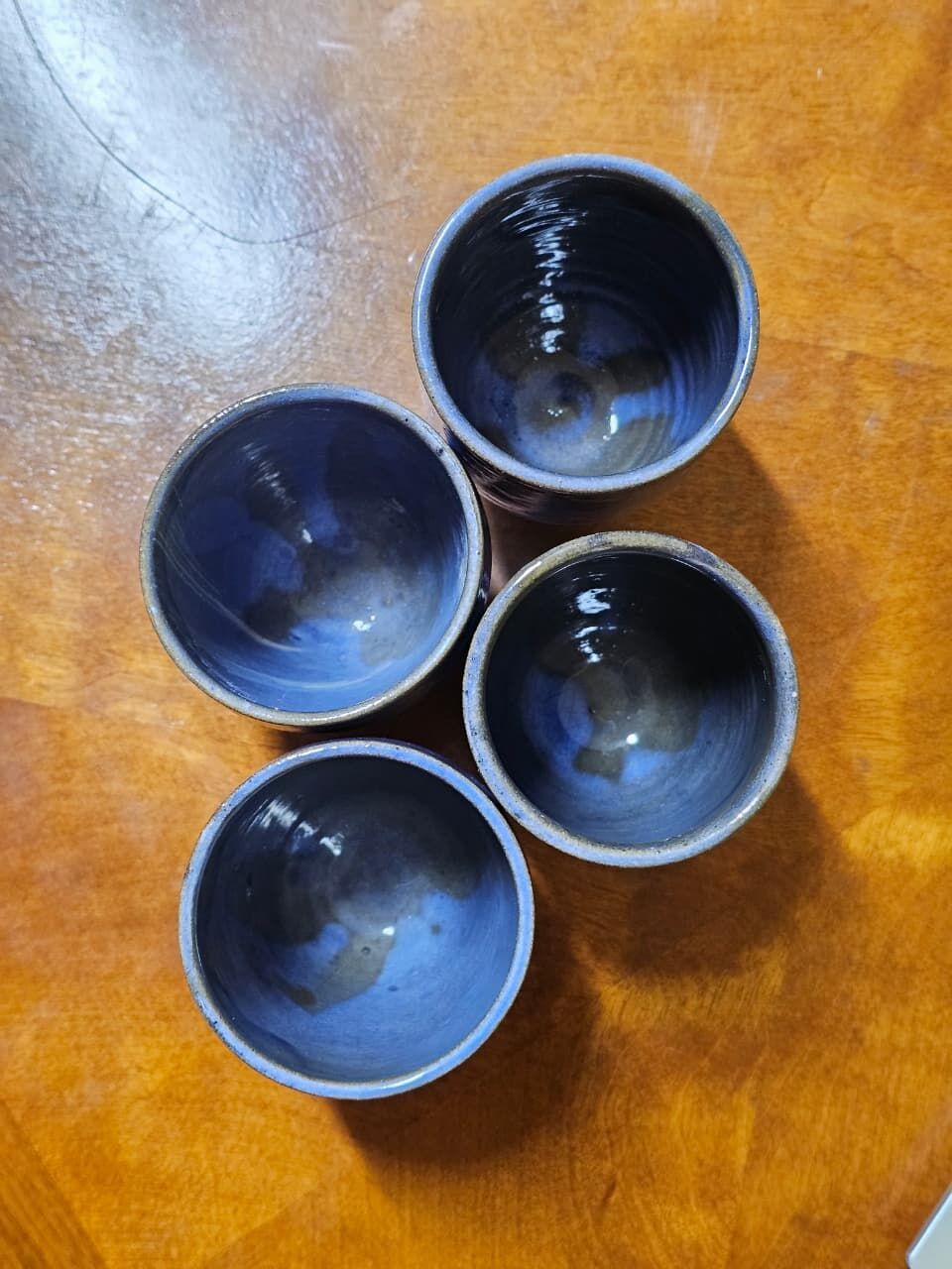 Khobar, Household Items, SAR 50,  Set Of 4 Rustic Stoneware Tea / Coffee Cups (Yunomi Style)