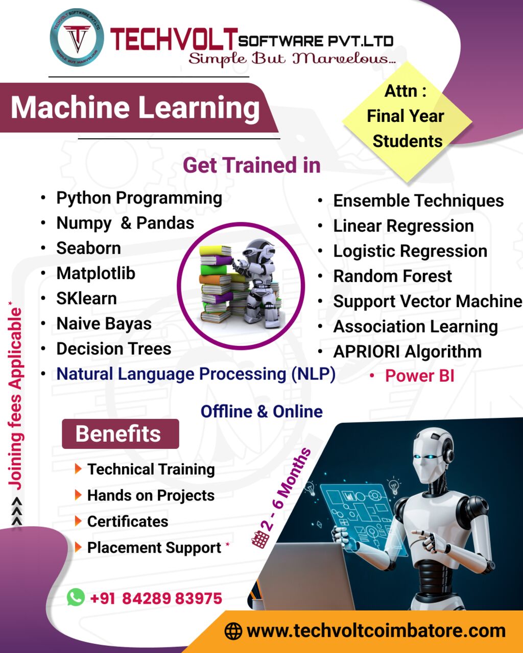 Coimbatore, Marketing, Fullstack Development Internship |Python , PHP Internship|Coimbatore
