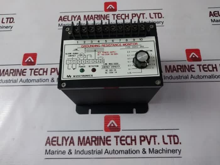 Ahmedabad, Industrial Machinery, USD 349,  Westronics SBAG-202 Grounding Resistance Monitor | AC 180-250V, 500V Line Max, 125V AC Con