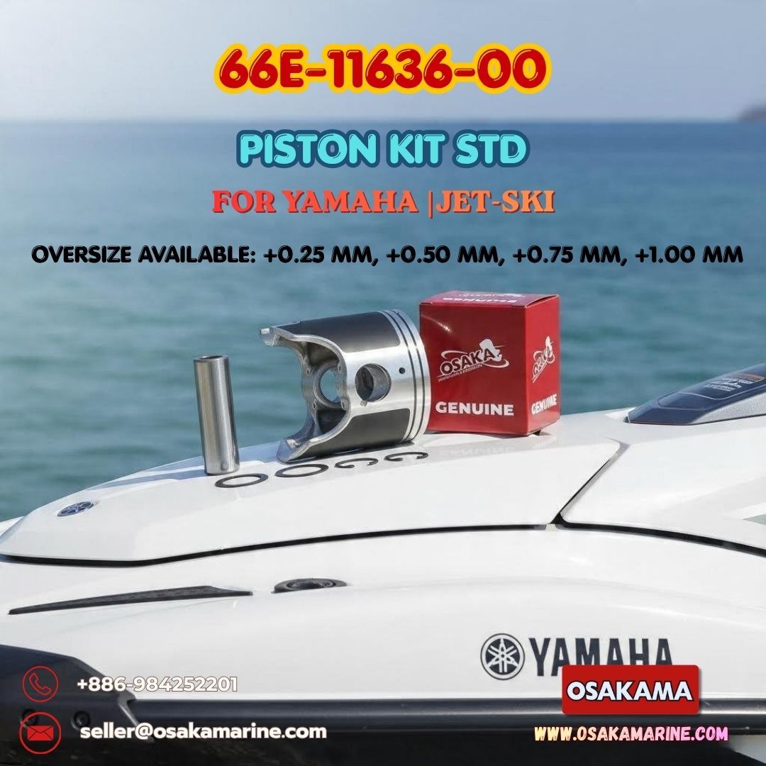Stockholm, Auto Parts, SEK 99999,  66E-11636-00 Piston Kit For Yamaha Jet Ski, Wave Runner