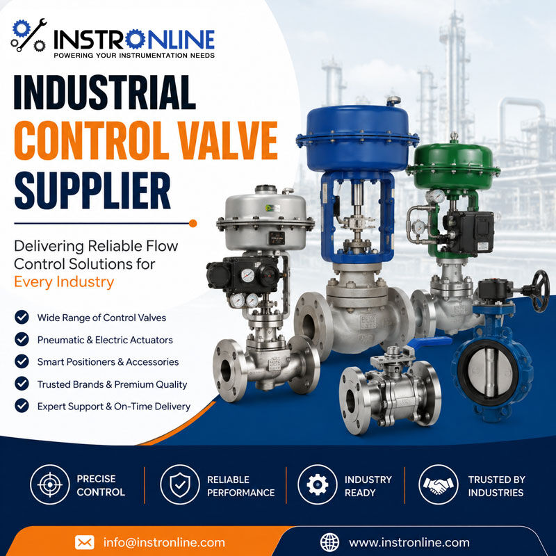 Mumbai, Industrial Machinery, Industrial Control Valve Supplier | Instronline