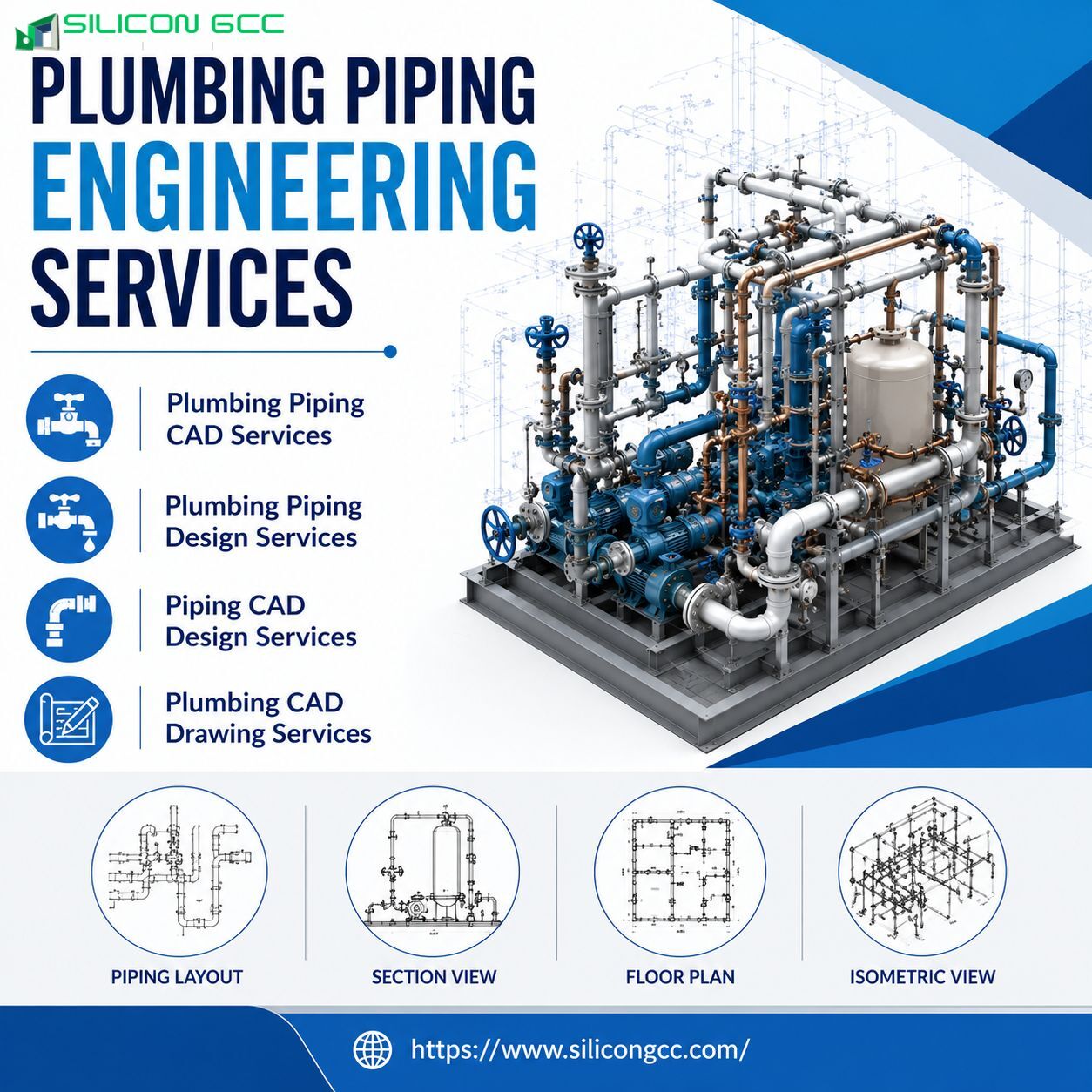 Sharjah, Construction, Plumbing Piping Engineering Services In Sharjah, UAE