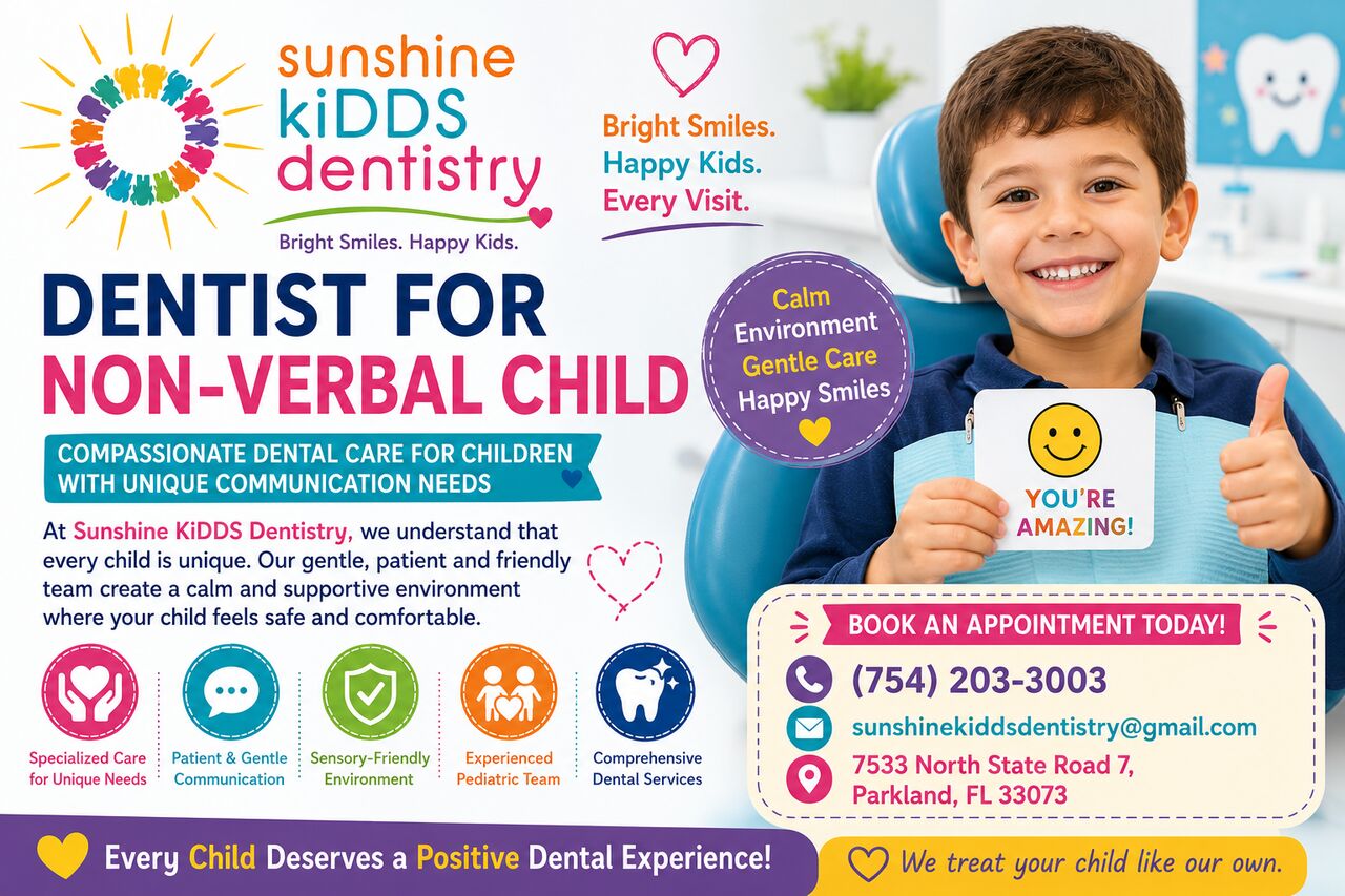 New York, Dental, Dentist For Non-Verbal Child | Sunshine KiDDS Dentistry