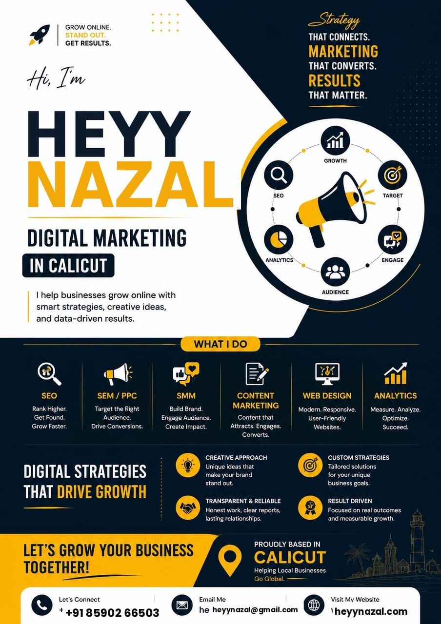 Kerala, Marketing, Best Digital Marketer In Calicut | SEO, SEM,SMM Expert