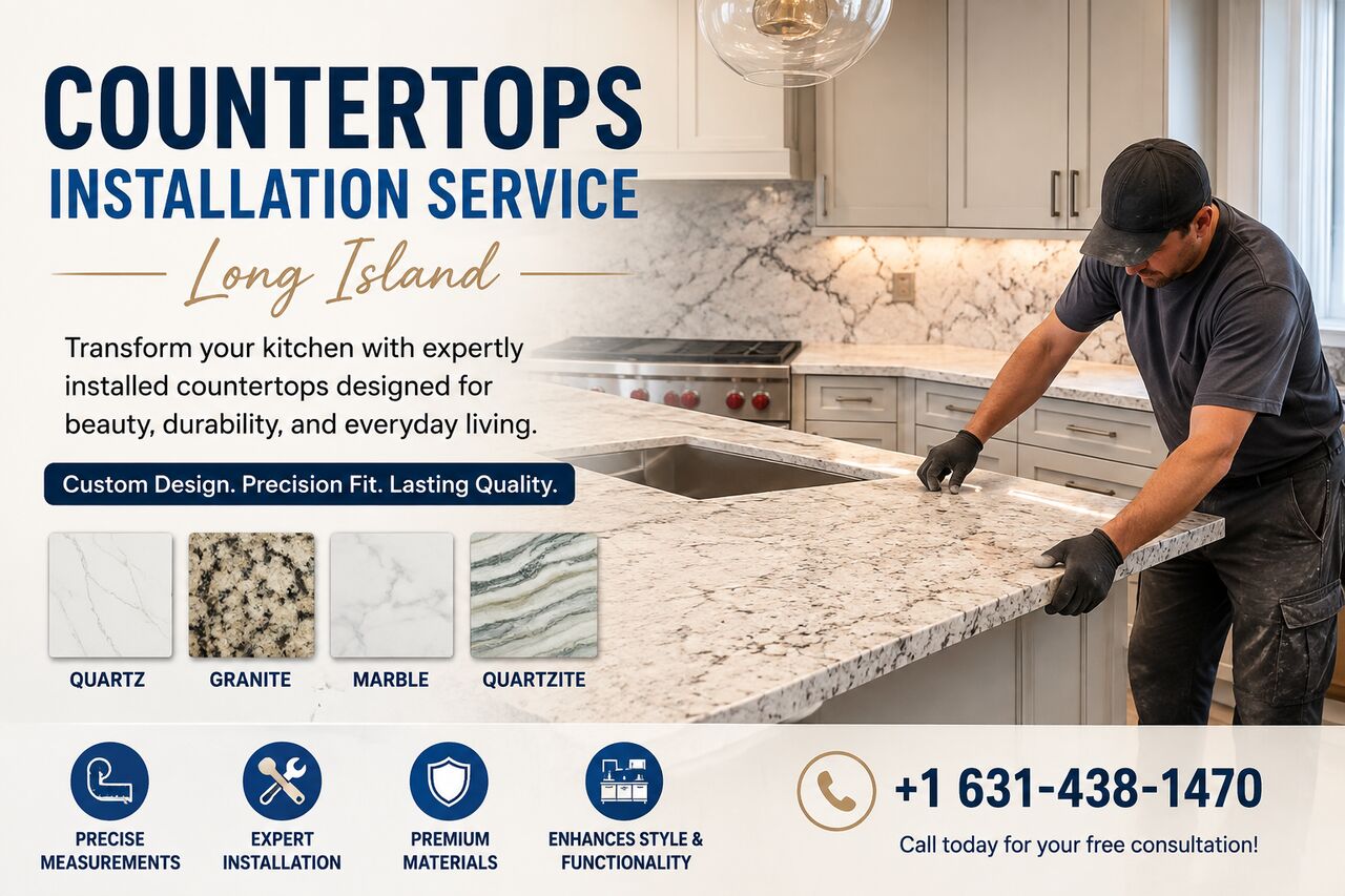New York, Construction, Countertops Installation Service From Experts In Long Island