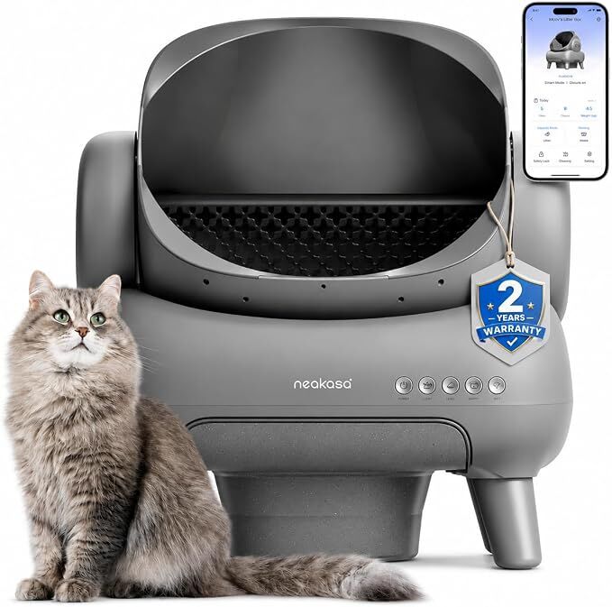 Khobar, Pet Supplies, SAR 300,  Neakasa M1 Open-Top Self Cleaning Cat Litter Box, Automatic Cat Litter Box With APP Contro