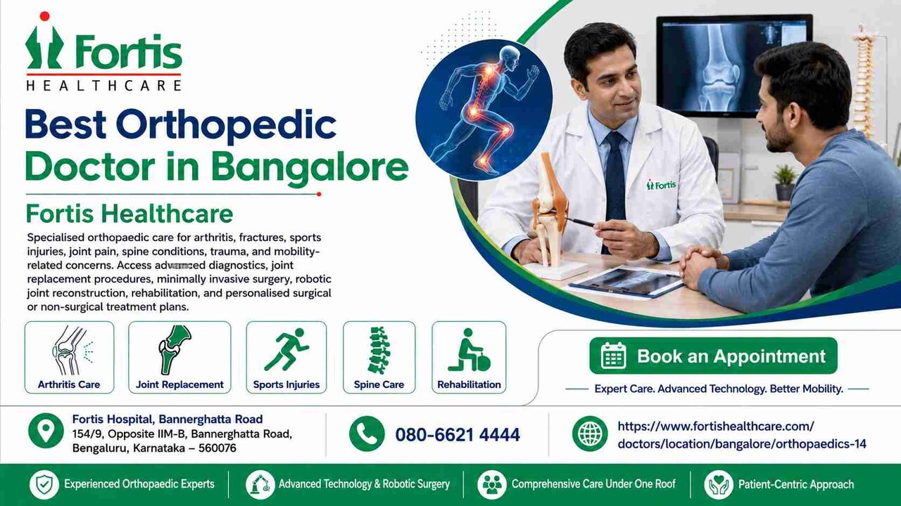 Bangalore, Health, Bangalore Best Orthopedic Doctor | Fortis Healthcare