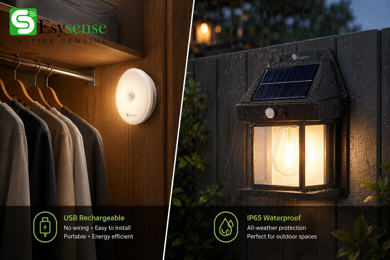 Noida, Electronics, Buying Guide: Best Rechargeable & Solar Motion Sensor Lights | Esysense