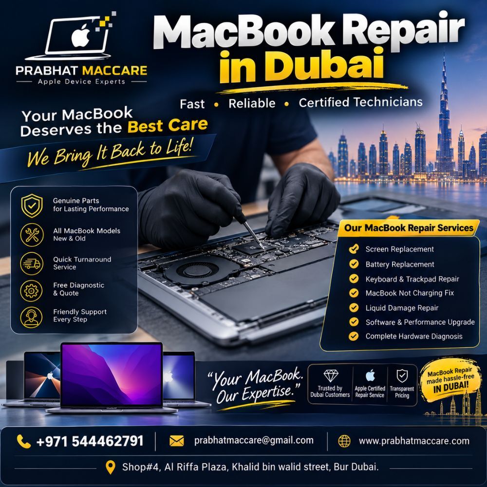 Bur Dubai, Appliance Repair, Professional MacBook Repair In Dubai For Every Apple Laptop Model